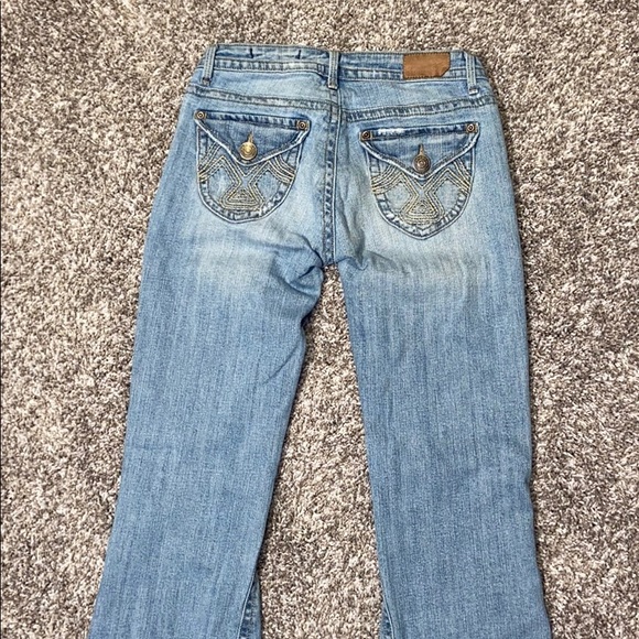 Vintage Juniors Vigoss light wash, size 1, flare - Picture 4 of 12